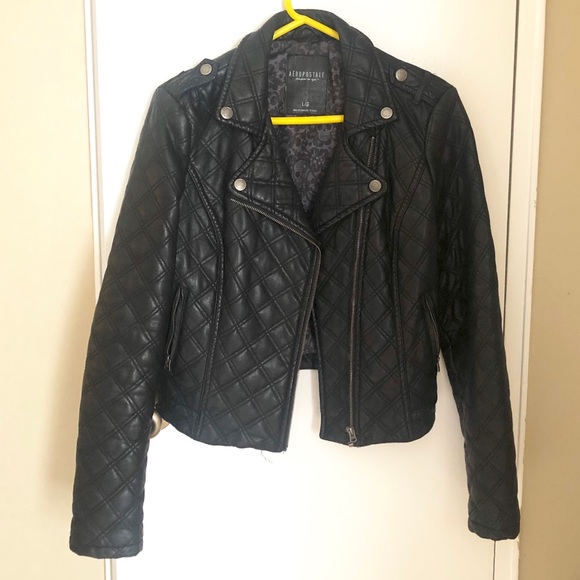 Aeropostale Jackets & Blazers - Aeropostale Faux Leather Jacket